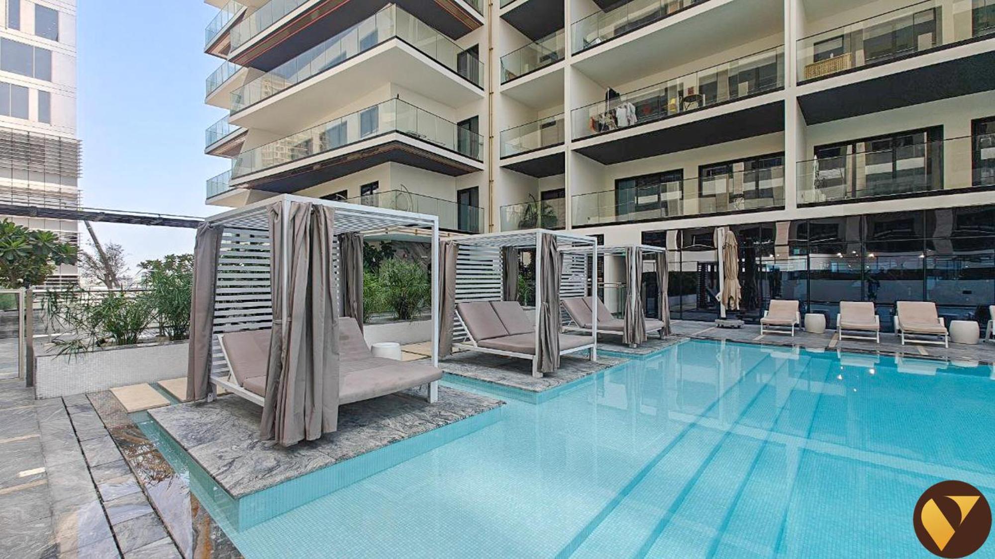 Vogue Spacious Brand New Three Bedroom Located Binghatti Creek, Smart With Creek Harbour View & Big Balcony