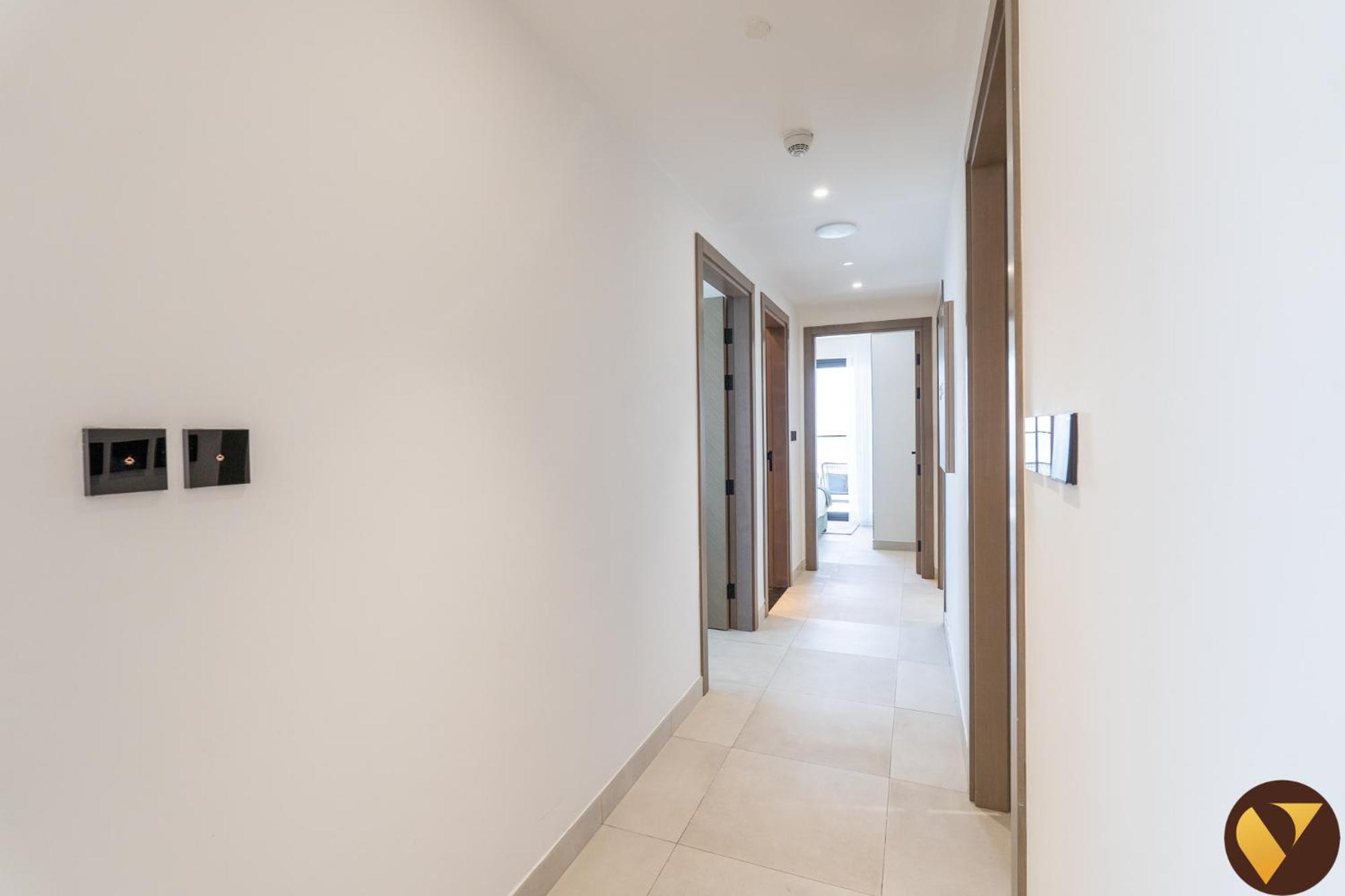 Vogue Spacious Brand New Three Bedroom Located Binghatti Creek, Smart With Creek Harbour View & Big Balcony *