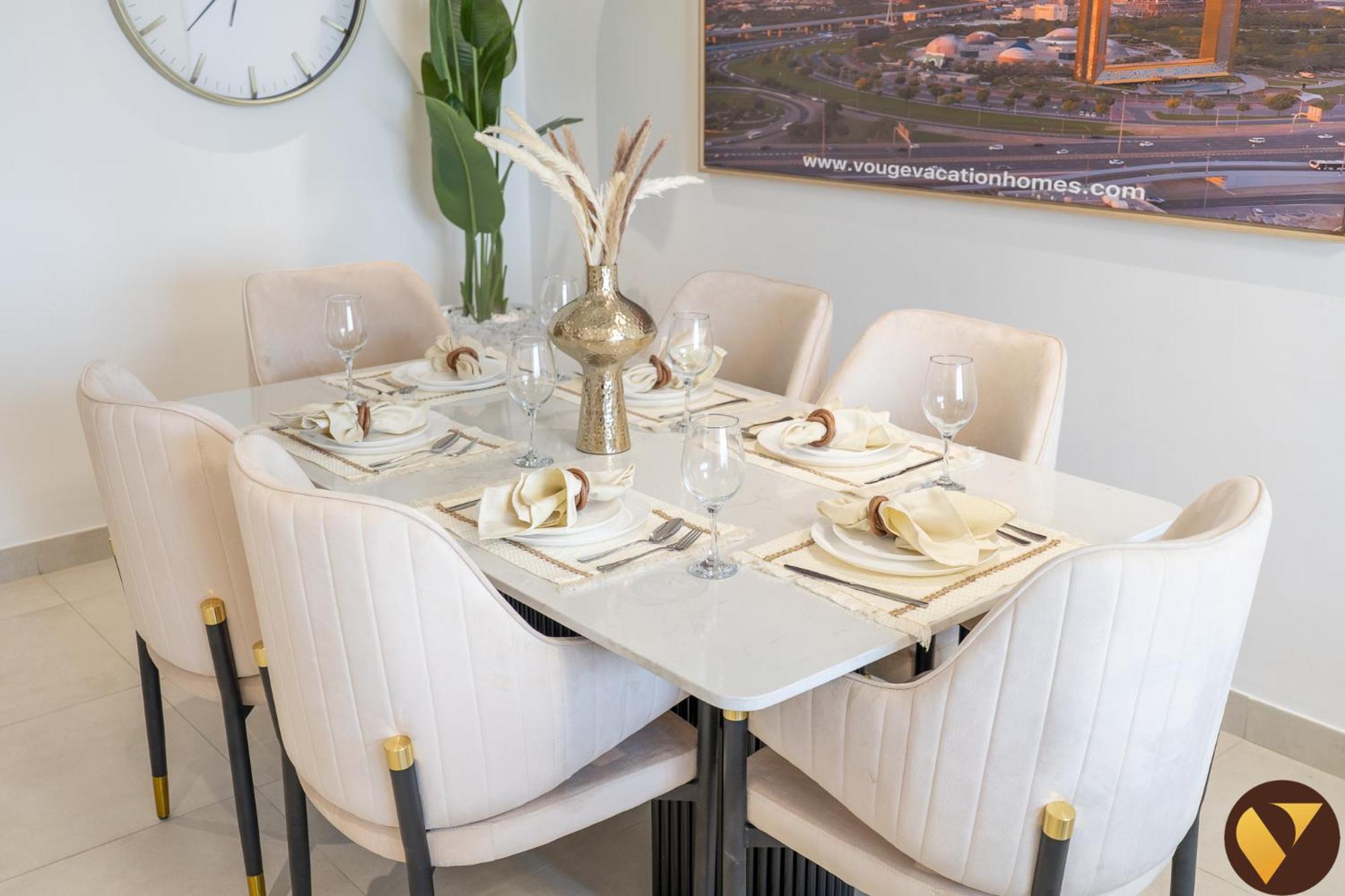 Apartment Vogue Spacious Brand New Three Bedroom Located Binghatti Creek, Smart With Creek Harbour View & Big Balcony *