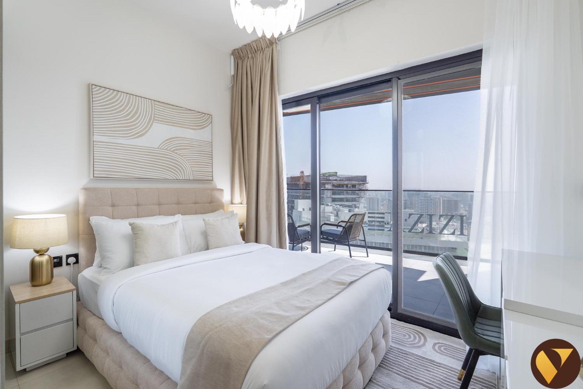 Vogue Spacious Brand New Three Bedroom Located Binghatti Creek, Smart With Creek Harbour View & Big Balcony * Dubai